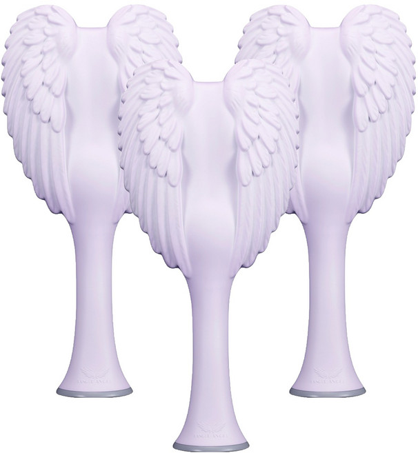 탱글엔젤 손상모용 파스텔 소프트터치 헤어브러쉬, 라일락, 3개