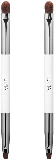 루나 블렌딩 아이 섀도우 듀얼 브러쉬, 2개, 혼합색상