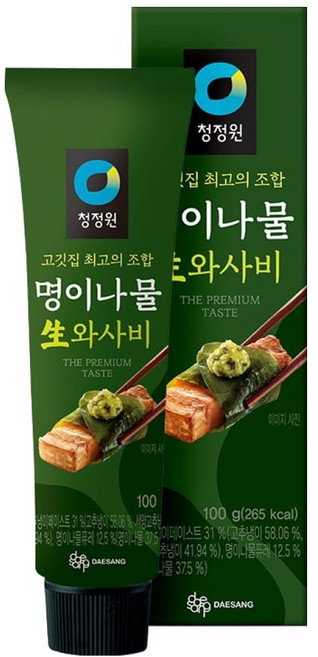 청정원 명이나물 생와사비, 1개, 100g