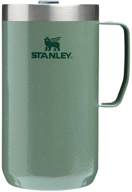 스탠리 클래식 진공 캠프 머그 텀블러, 해머톤 그린, 709ml, 1개