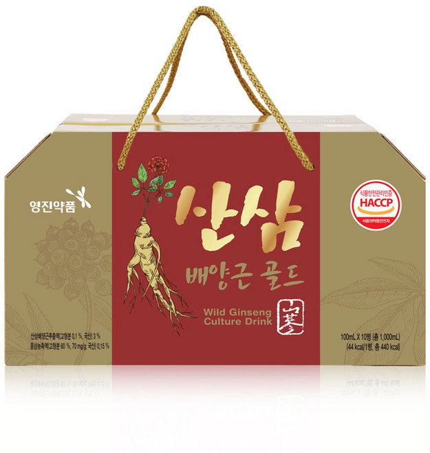 영진약품 산삼배양근골드, 100ml, 10개