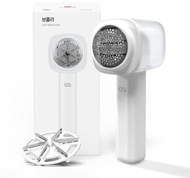 오아 보풀리 6중날 보풀제거기 세탁소용, 화이트, OFBS-001WH