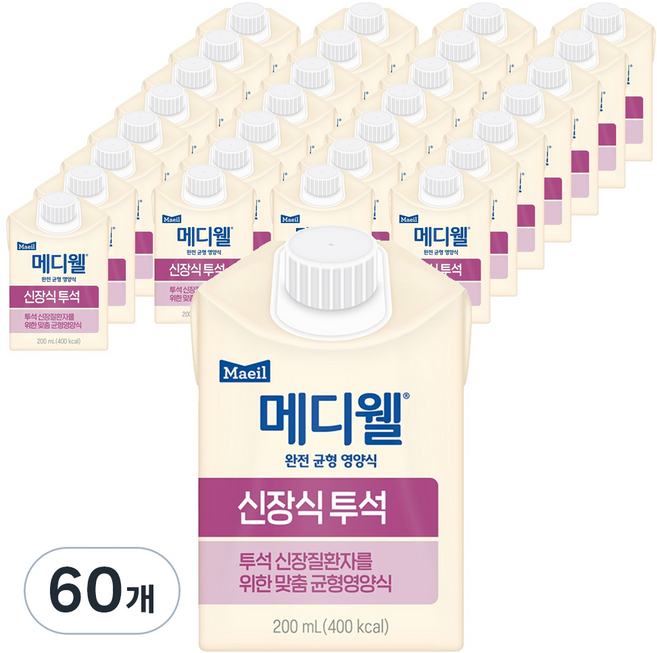 메디웰 신장식 투석, 200ml, 60개