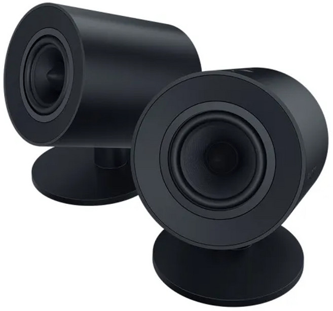 RAZER 雷蛇 Nommo V2 X 天狼星喇叭 全音域 2.0 虛擬 7.1 聲道 THX 設定檔, 黑色