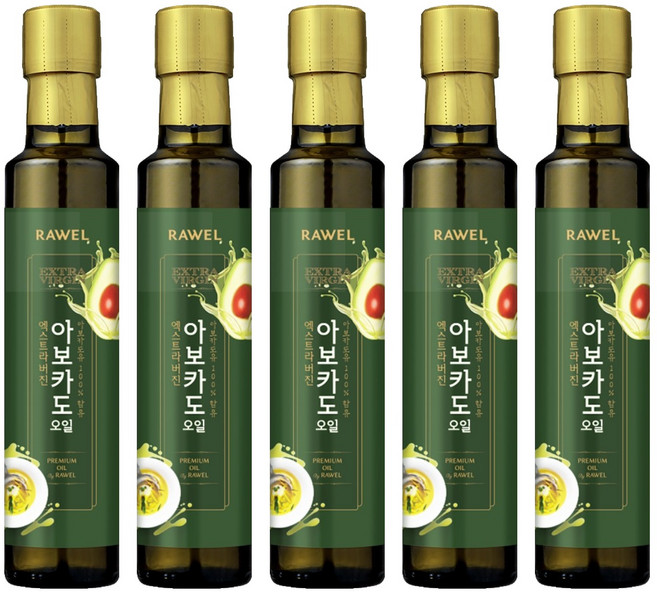 로엘 아보카도오일, 250ml, 5개
