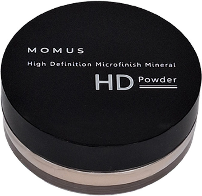 MOMUS HD 微晶礦質蜜粉 7g 輕盈細緻 長效控油定妝 修飾毛孔, 自然膚色, 1個