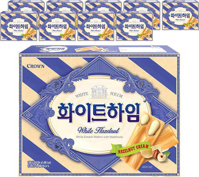 쵸코하임 크라운 화이트, 284g, 10개