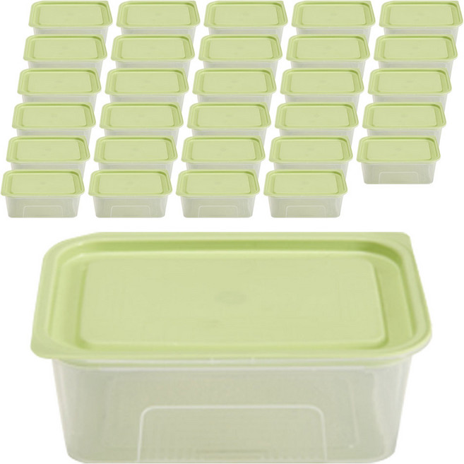 이지앤프리 맛반 사각 전자레인지 보관용기 1000ml, 32개