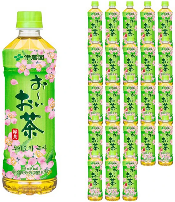 오이오차 녹차, 525ml, 24개 - 쿠팡