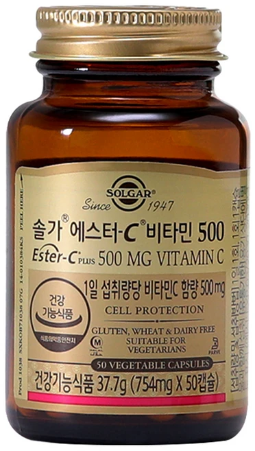솔가 에스터C 비타민 500, 50정, 1개 - 쿠팡