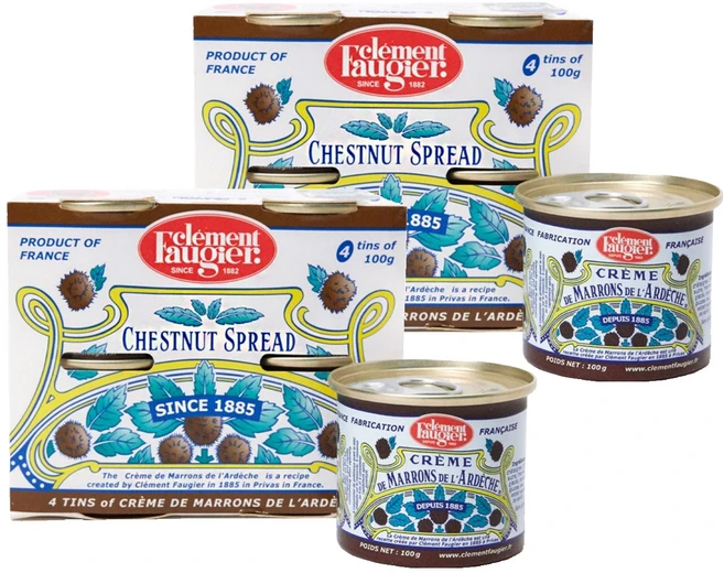 크렘드마롱 밤잼 틴 4p, 100g, 2세트 - 쿠팡