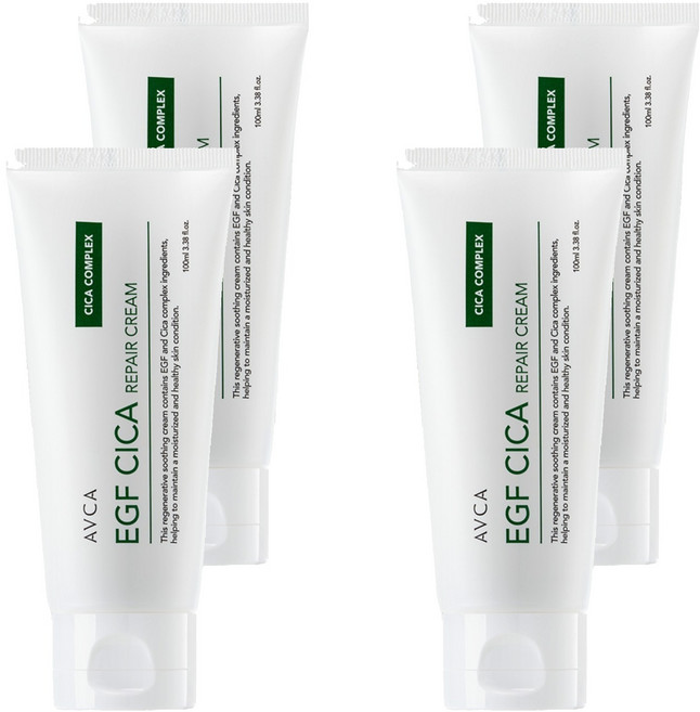 아브카 딥 인텐시브 EGF 시카 리페어 크림, 100ml, 4개