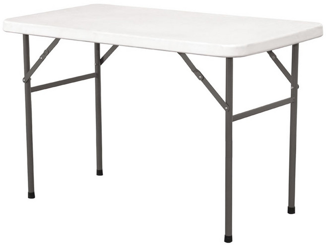 오에이데스크 브로몰딩 테이블 1220 일자형, 화이트