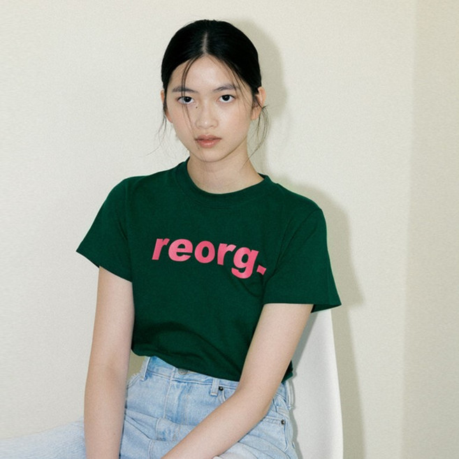 리올그 여성용 통기성 PRINTING 반팔 티셔츠