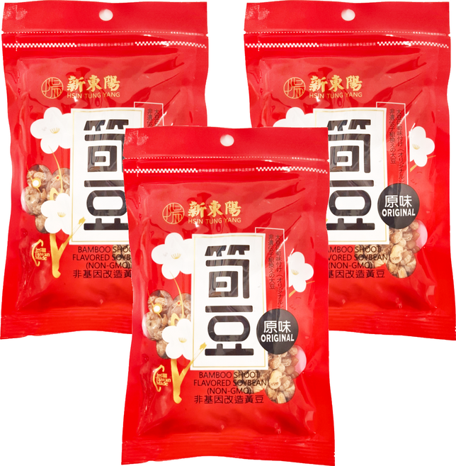 新東陽 原味筍豆 非基因改造黃豆, 150g, 3包