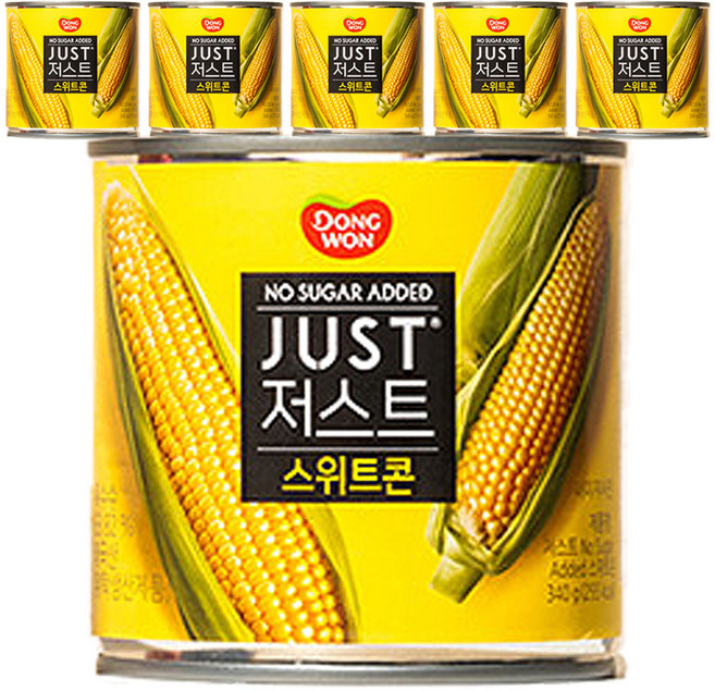 동원 JUST 노슈가 스위트콘, 340g, 6개
