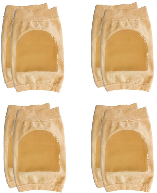 지음앤 발 뒤꿈치 보습 패드, 4개, 100g