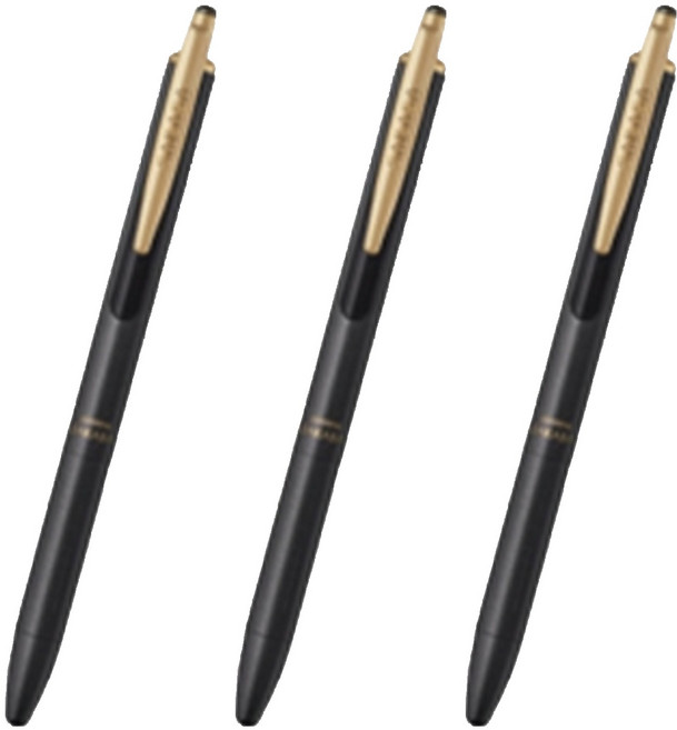 ZEBRA 斑馬牌 SARASA Grand Vintage 復古鋼珠筆 0.5mm, 深褐色, 3個