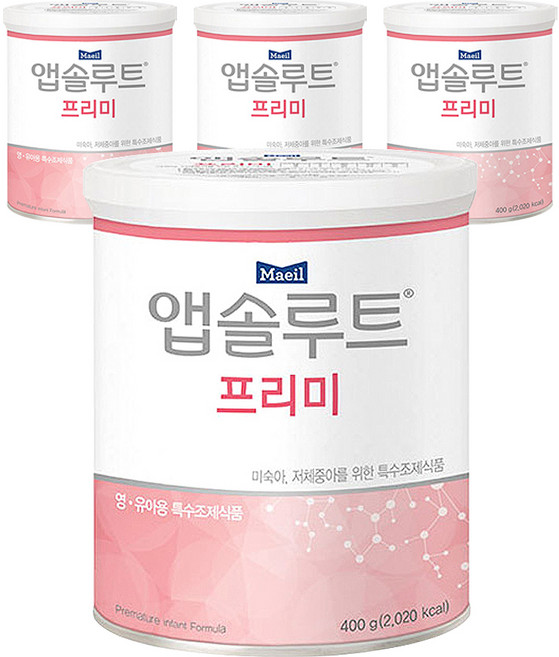 앱솔루트 프리미 분유, 400g, 1개입, 4개