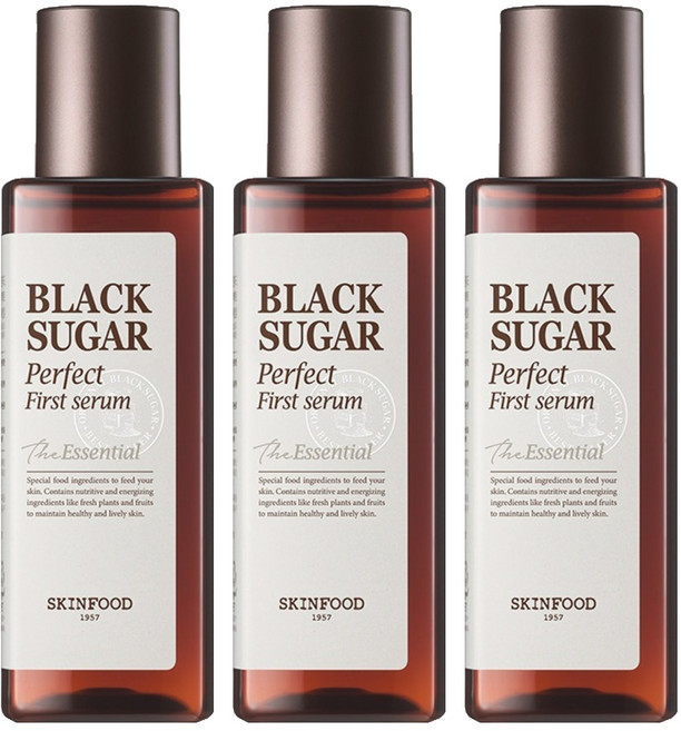 스킨푸드 블랙슈가 퍼펙트 첫세럼 더 에센셜, 150ml, 3개