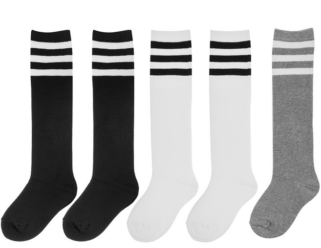 베이스알파 키즈 아동용 베이직 니삭스 5종 세트