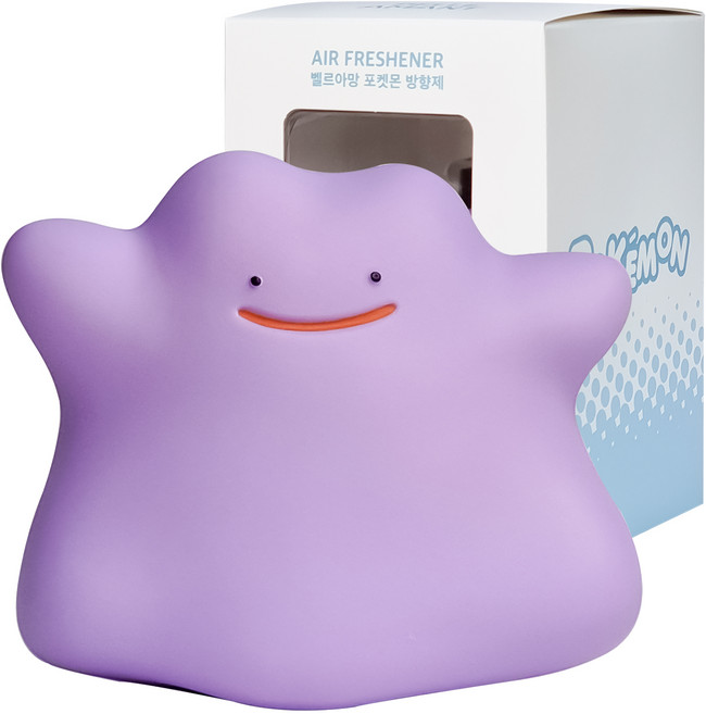 벨르아망 포켓몬 메타몽 피규어 차량용방향제, 1개, 블랙체리