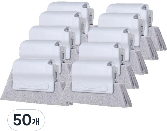 아리코 다용도 창틀 틈새 청소 스폰지 그레이, 50개