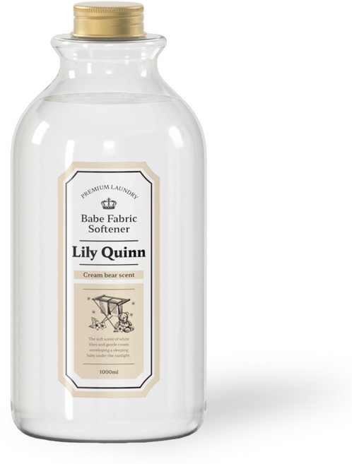 릴리퀸 유아 섬유유연제 크림베어, 1개, 1L