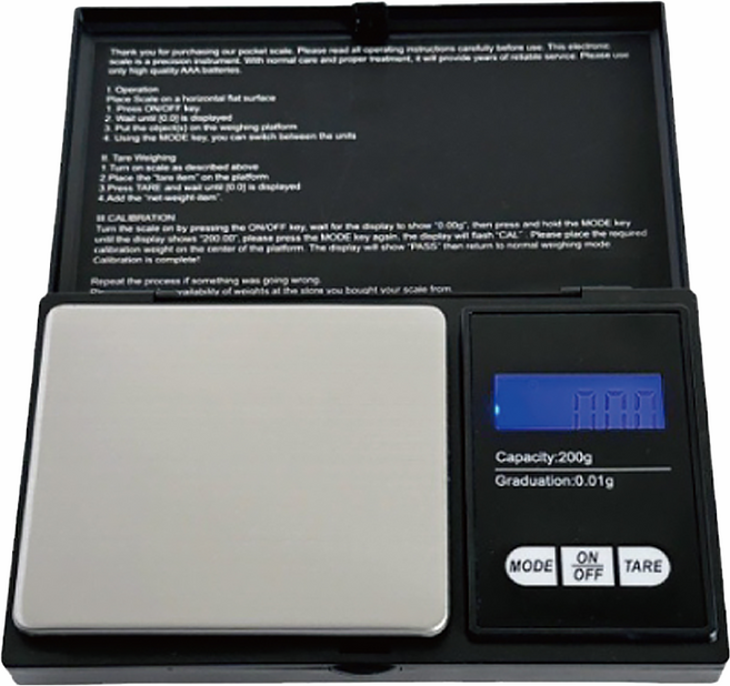 小麥購物 可攜帶 精准微型日用電子秤, 500g, 黑色, L981