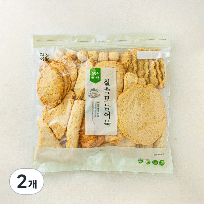 삼진어묵 실속모듬어묵, 1.73kg, 2개