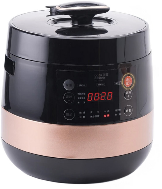 cook power 鍋寶 微電腦智慧全能鍋 黑色觸控式 6.0L, CW-6110BA