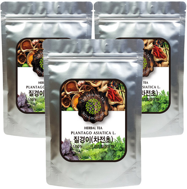 成寶食品 韓國產車前草 車前草, 100g, 3個