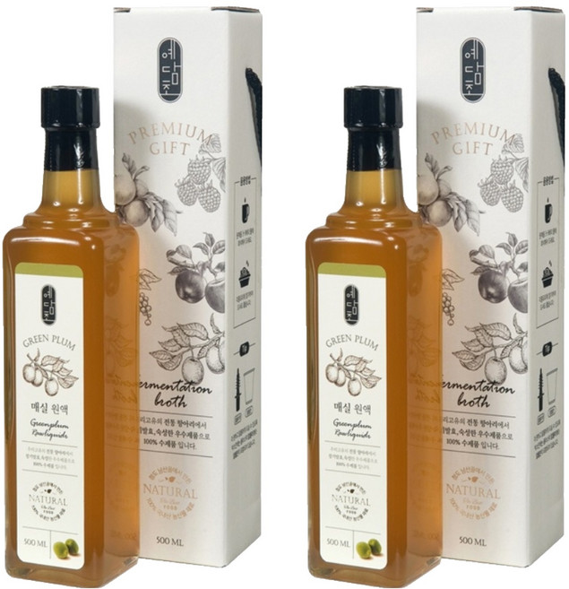 이동선 발효연구소 매실 차, 500ml, 2개