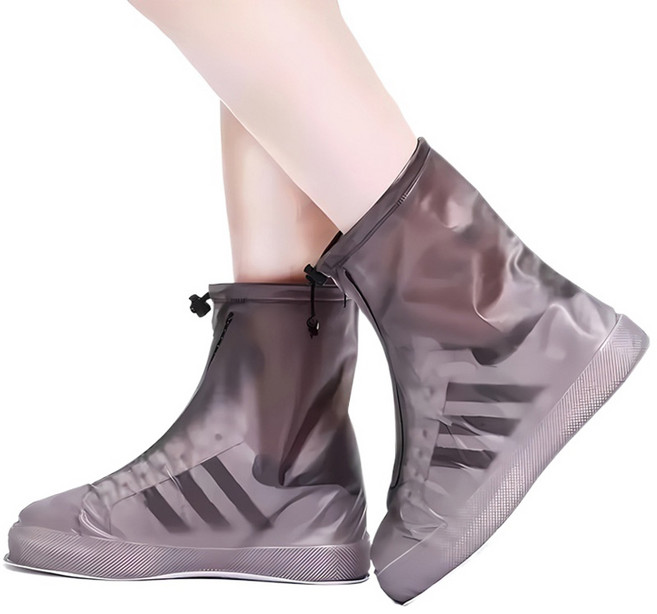 디메온 투명 신발 방수 커버 XXXL(45~46) 2p 세트, 브라운, 1세트