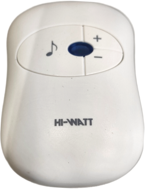HI-WATT 海威特 閃光1對2插電式無線門鈴 110V 36首音樂, 1個