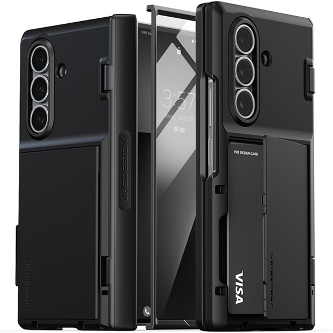 베루스 모던 고 360 힌지 보호 전면 필름 일체 카드 수납 휴대폰 케이스