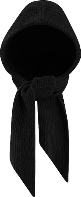 페이퍼먼츠 페퍼닌 골지 니트 후드 넥 머플러 13409