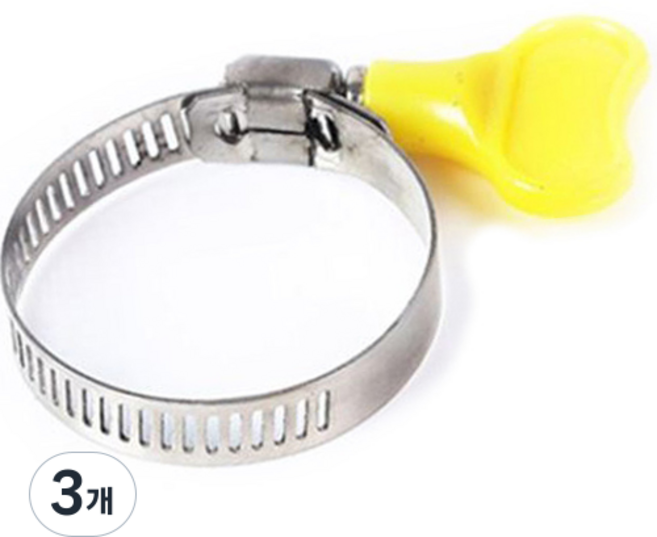 크린메이트 호스 고정 클램프 32~44mm, 3개, 혼합색상