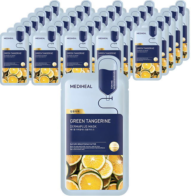 메디힐 더마플러스 청귤 마스크, 1개입, 50개