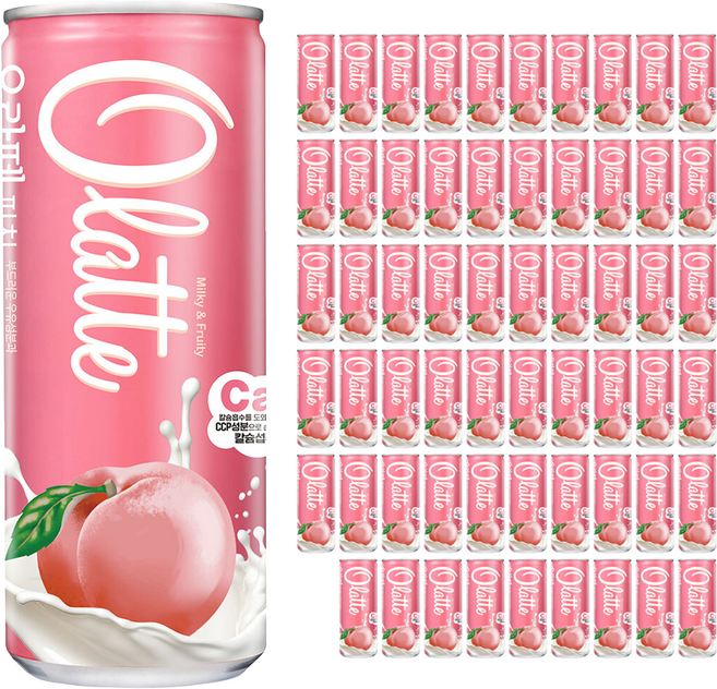 오라떼 동아오츠카 피치맛, 60개, 240ml