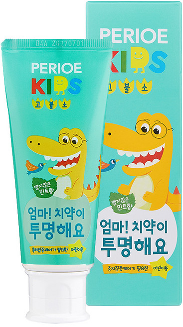 페리오 엄마 치약이 투명해요 1450 치약, 80g, 1개