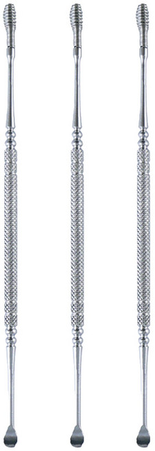 Lumina 露蜜 彈簧式按摩雙頭耳扒, 1入, 3支