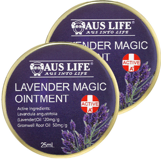 AUS LIFE 澳思萊 薰衣紫草舒緩膏, 25ml, 2罐