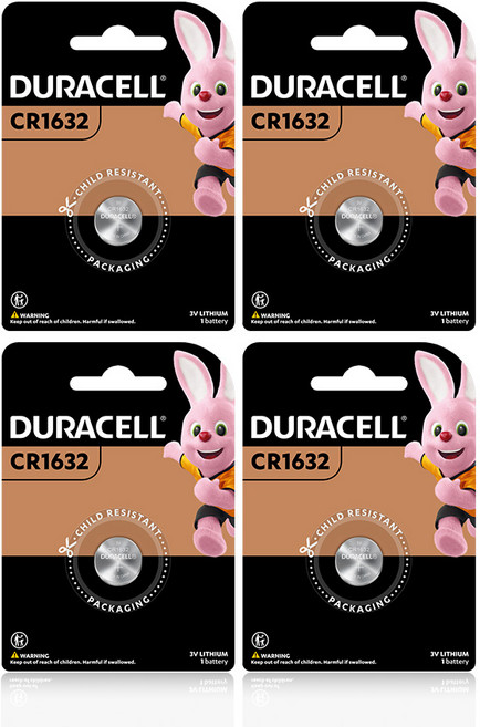 듀라셀 코인 리튬 건전지 CR1632, 1개입, 4개
