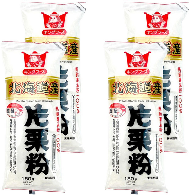 King Foods 王印 片栗粉, 180g, 4包