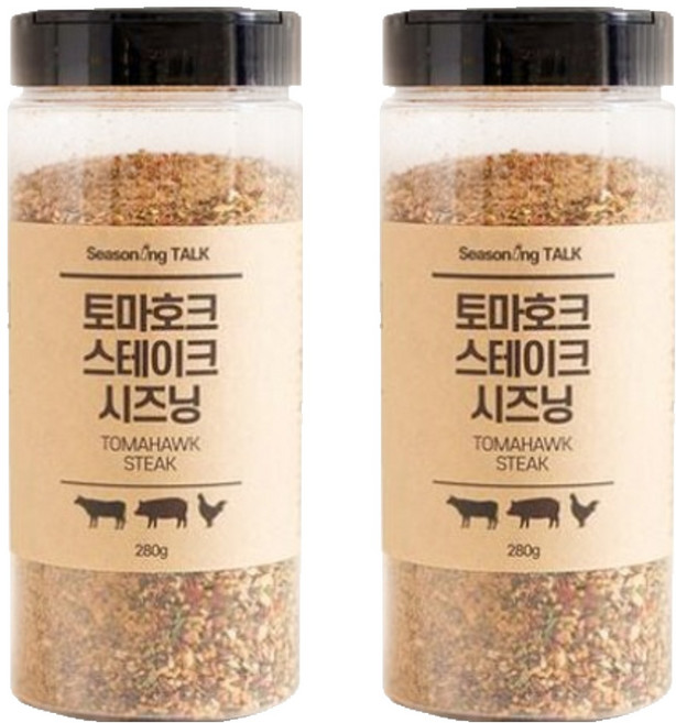 시즈닝톡 토마호크 스테이크 시즈닝, 280g, 2개