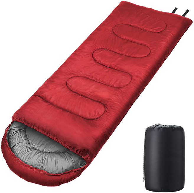 탐사 머미형 사계절용 침낭 220 x 80cm 1950g, 레드 L, 1개