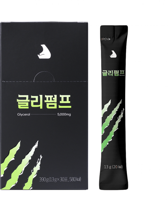 잠백이 글리세롤 글리펌프 30p, 390g, 1개