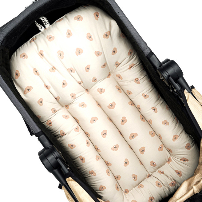 로띠에 강아지 유모차 라이너 방석, 푸들베이지, 1개