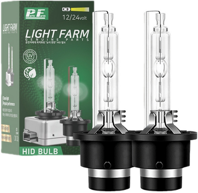 파츠팜 라이트팜 HID 6000k, 혼합색상, 2개, D2S